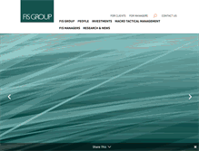 Tablet Screenshot of fisgroup.com